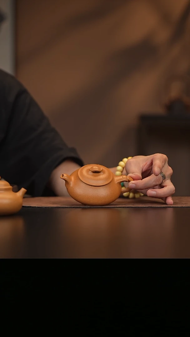 允禾斋 紫砂壶  简瓢