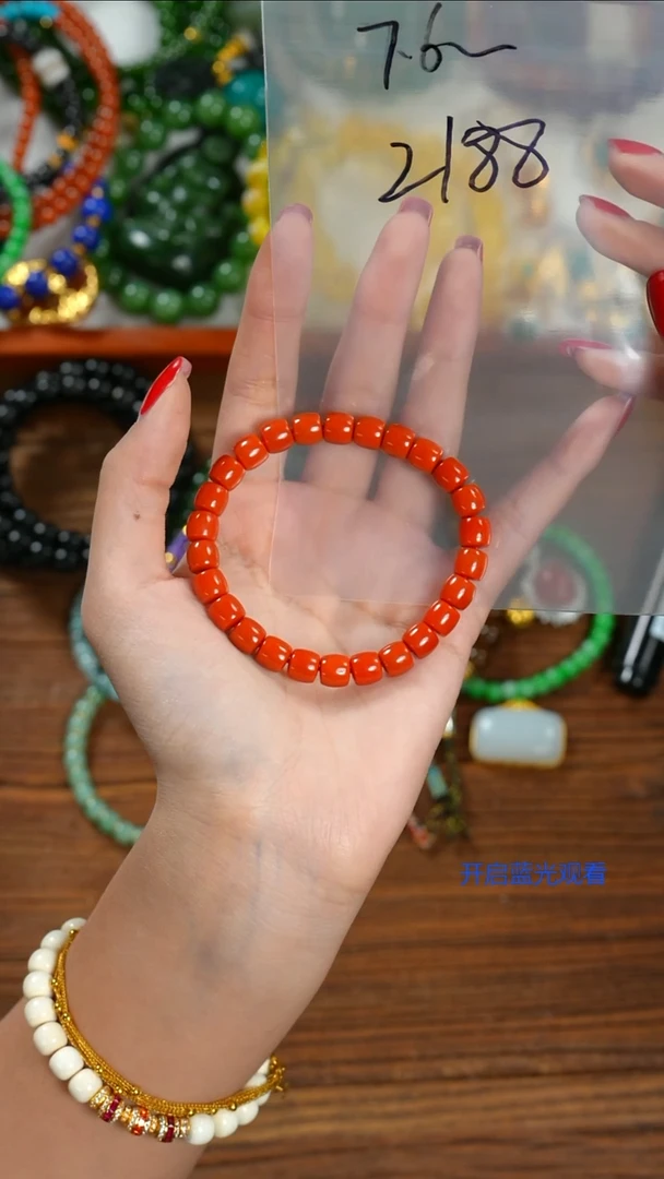 未镶嵌手串南红玛瑙佳*～山也出品