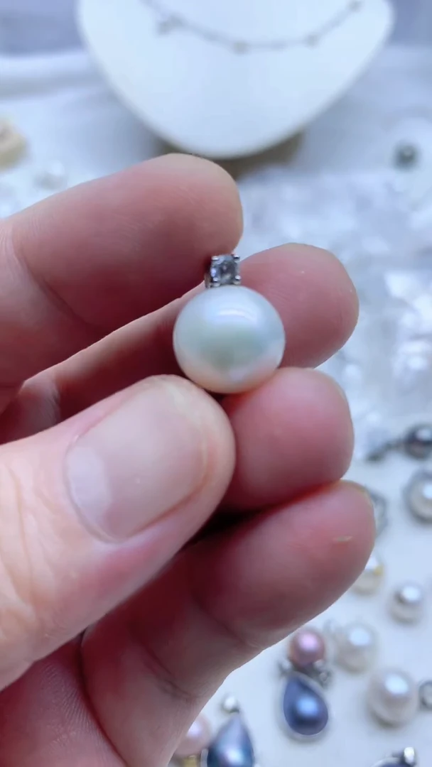 淡水珍珠未镶嵌吊坠(不含链)12.1