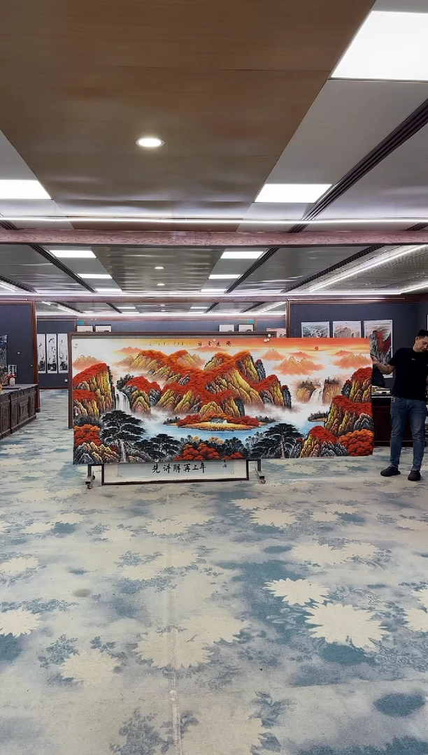 国画Z刘雪红-山水国画-大丈二