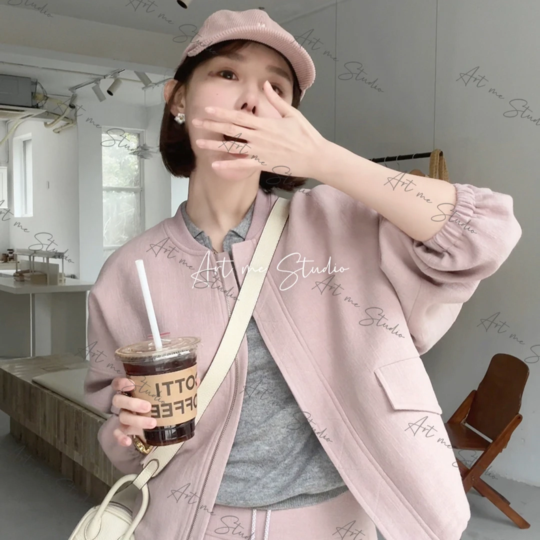 Artme瓜瓜呀【贝果两色休闲套装】百搭宽松 面试外装w1200l2