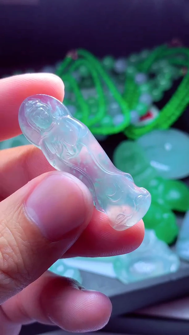 未镶嵌定制翡翠肚****#翡翠毛货定制