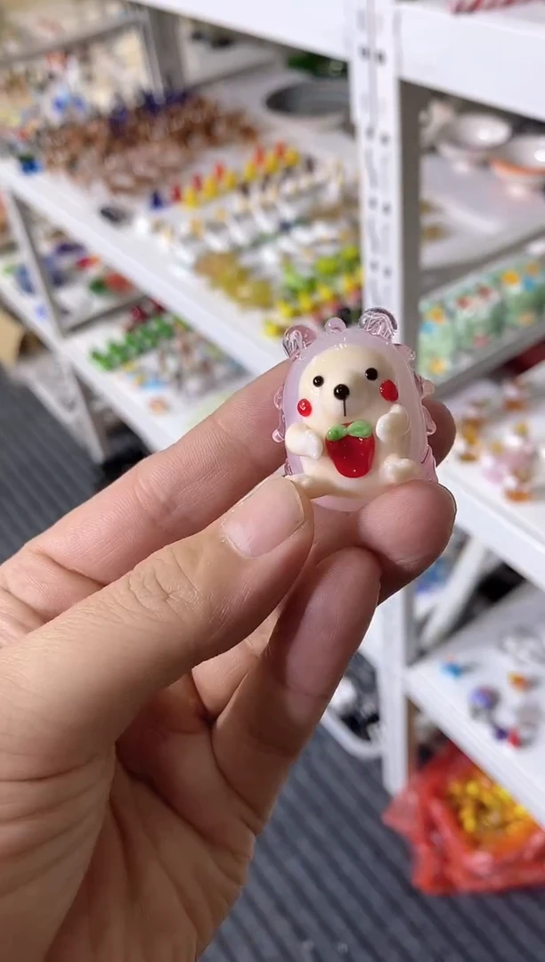 手工艺品琉璃刺猬