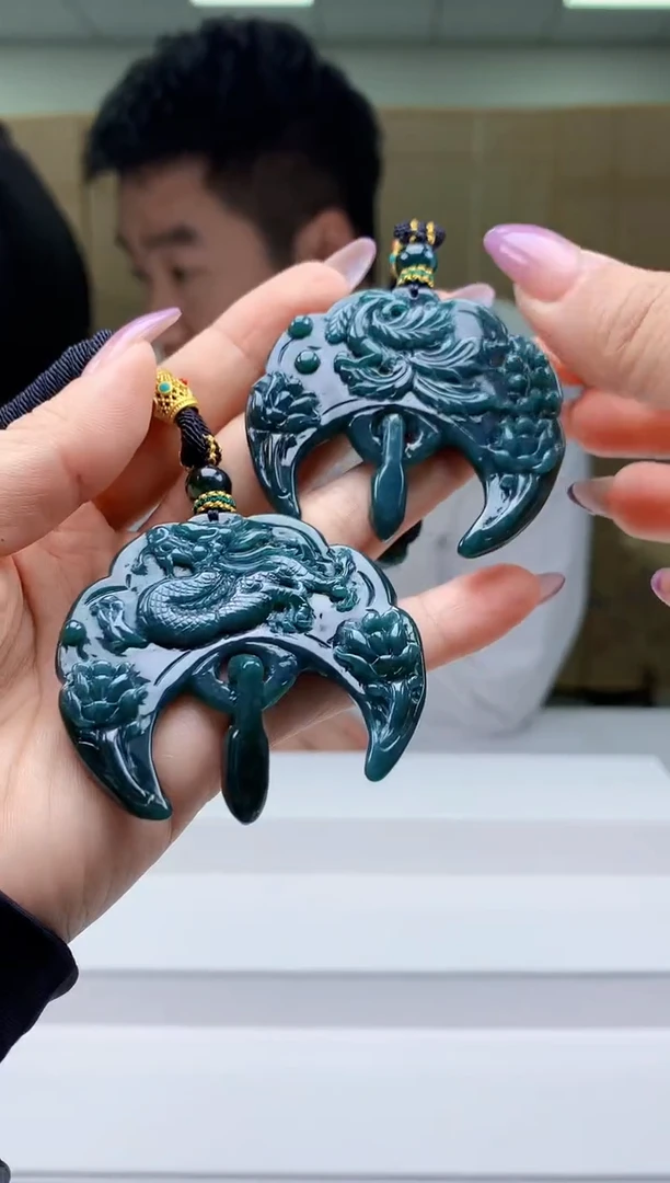 【闪购商品】定制翡翠未镶嵌5028ty-毛货挂件165