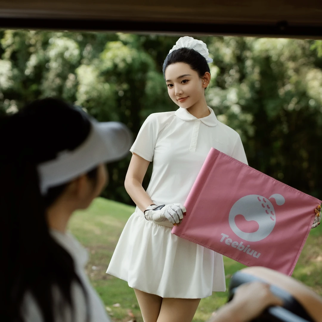 TeebiuuGolf【在逃复古甜心】高尔夫Polo衫高尔夫高尔夫服装女款