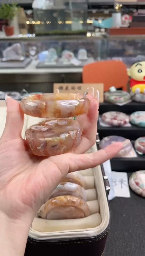未镶嵌手镯石英质玉61圈口 （赠品镯心）384894