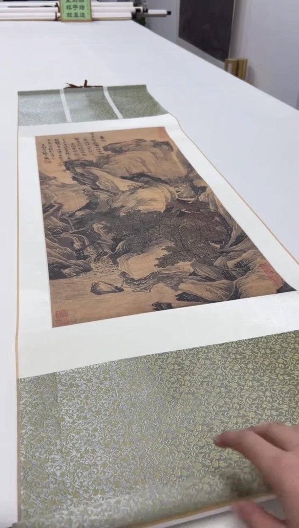 【复刻品】唐寅 骑驴归思