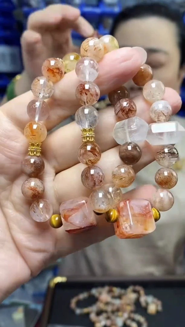 未镶嵌手链水晶多样性发货发其一