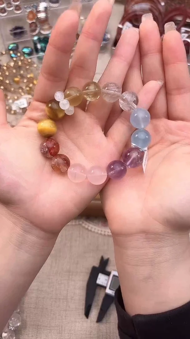 【闪购商品】水晶手链未镶嵌多样性发货发其一颜色微差