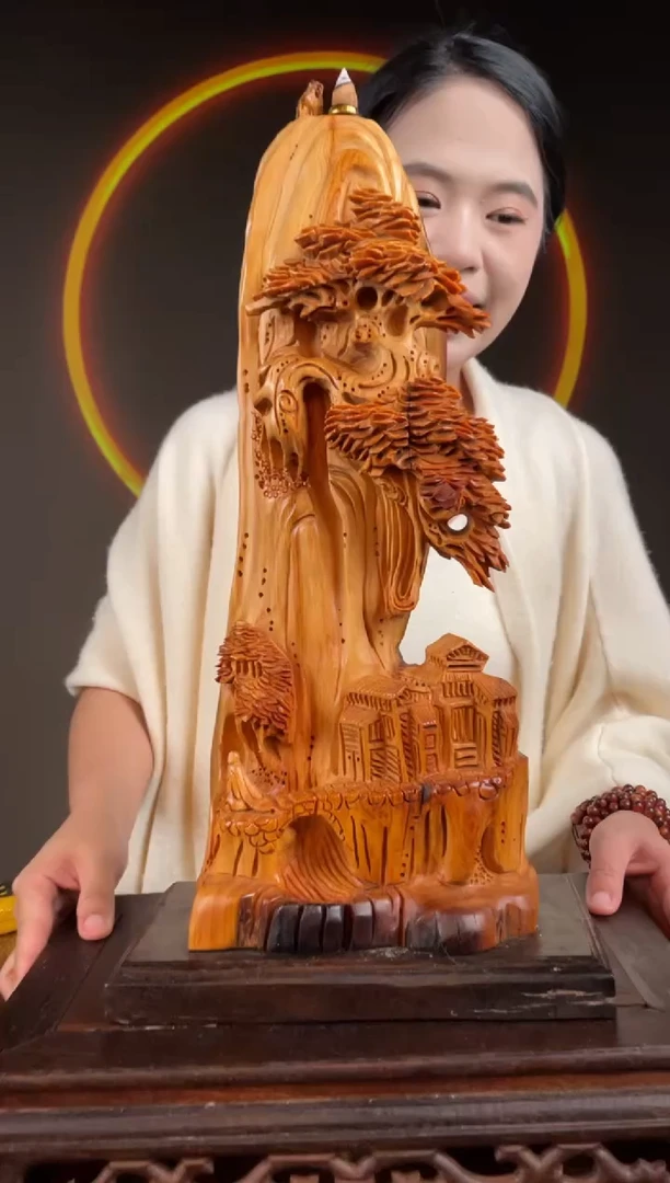 柏木（崖柏）手工摆件,先抢先得!编号:179