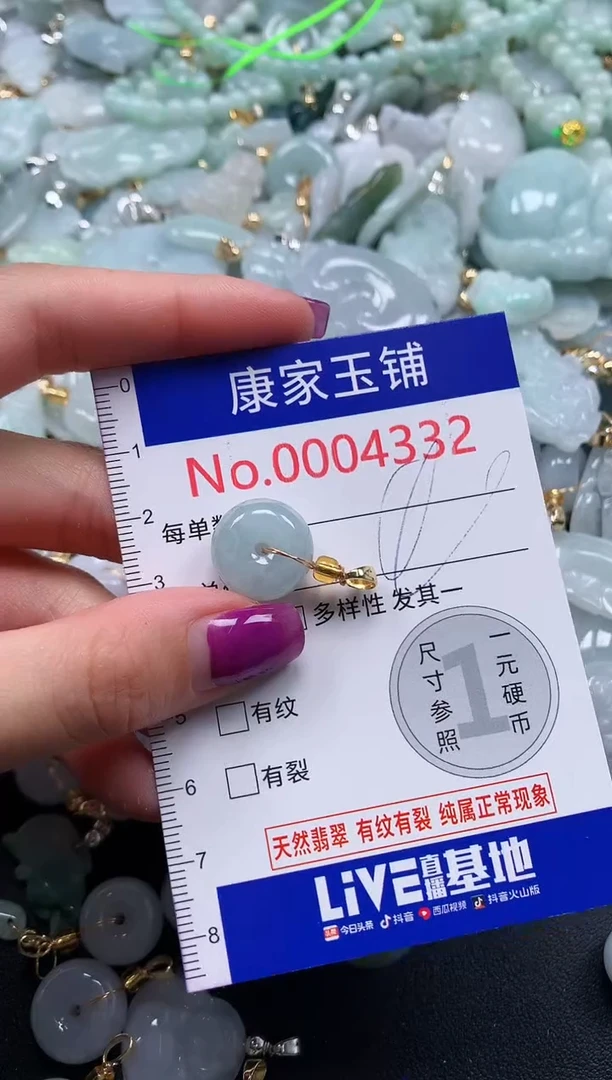 颈饰未镶嵌翡翠4332