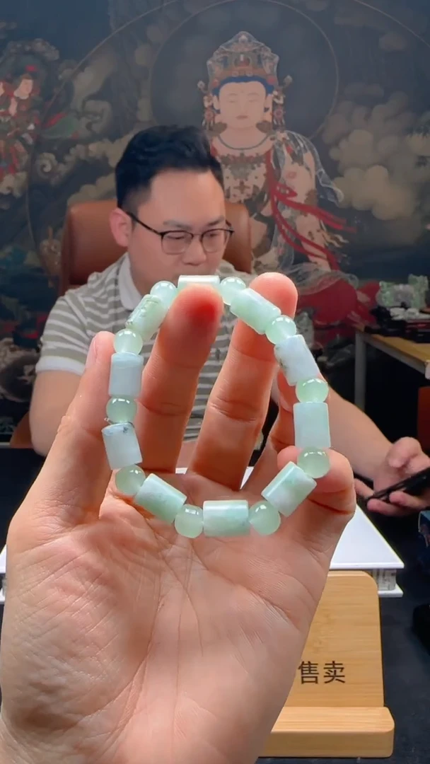 【闪购商品】翡翠手串未镶嵌L-@@QJXS2804多样性发其一