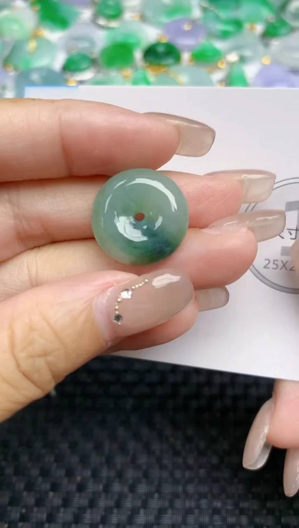 颈饰未镶嵌翡翠天然缅甸A货翡翠百元以上9元证书费自理