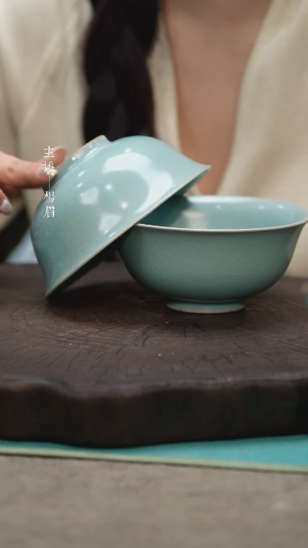 【闪购商品】两个侈口碗（不完美14cm）——龙眉