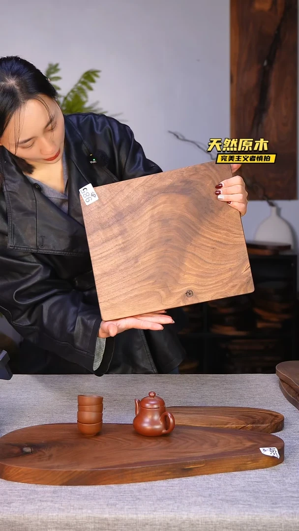 木北美黑胡桃原木.干裂疤结不属于商品质量问题完美主义者慎拍