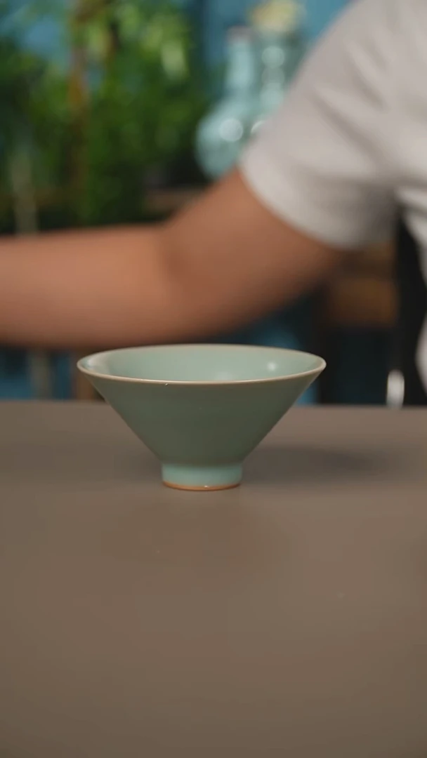 仿古斗笠盏微暇