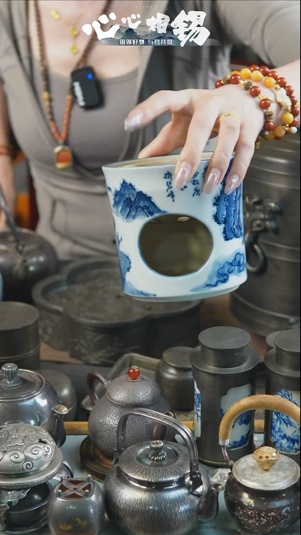 瓷片心心相锡心心相锡