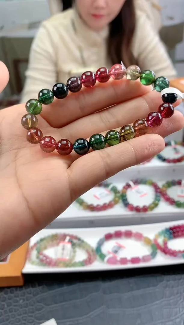 【闪购商品】碧玺手链未镶嵌多样性发一条