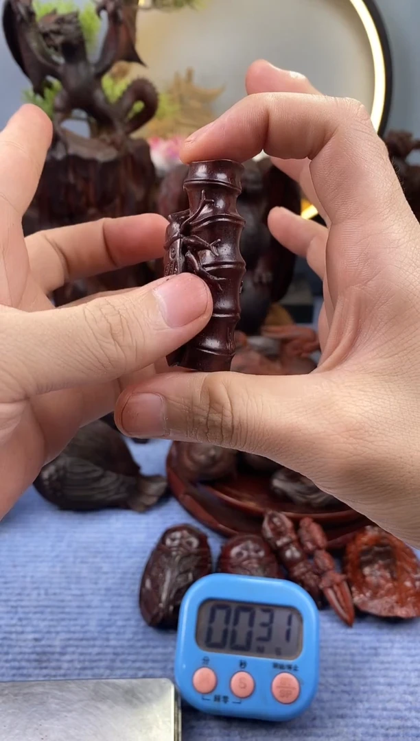 檀香紫檀（小叶紫檀）直*蝉竹