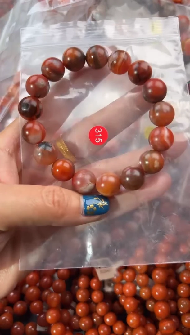 未镶嵌手串南红玛瑙12+