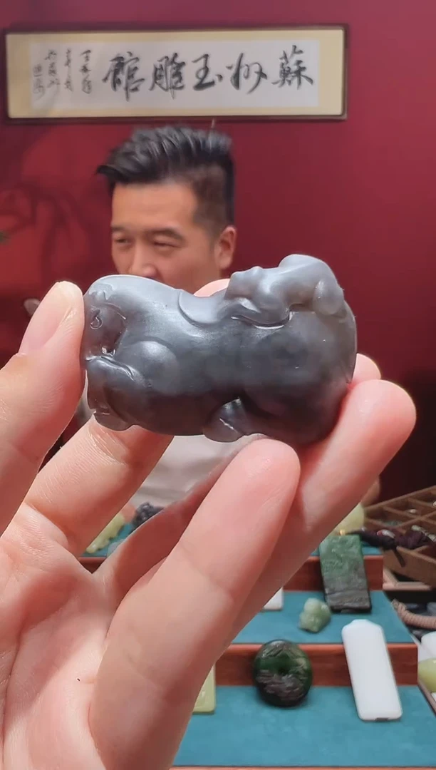 和田玉未镶嵌吊坠(不含链)1