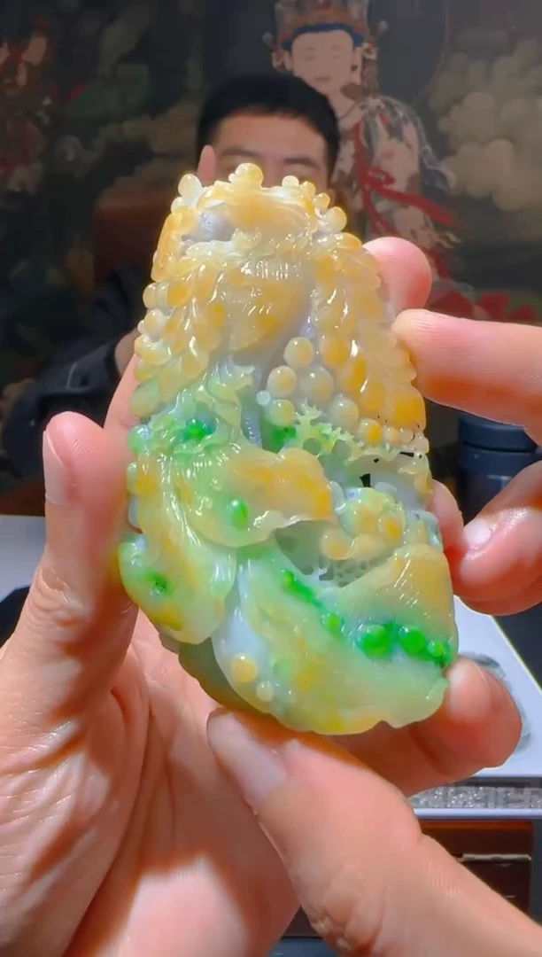 【闪购商品】定制翡翠未镶嵌L-@@QJSX306078