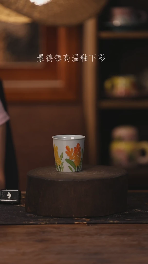 陶瓷景德镇高温釉下手绘陶瓷395