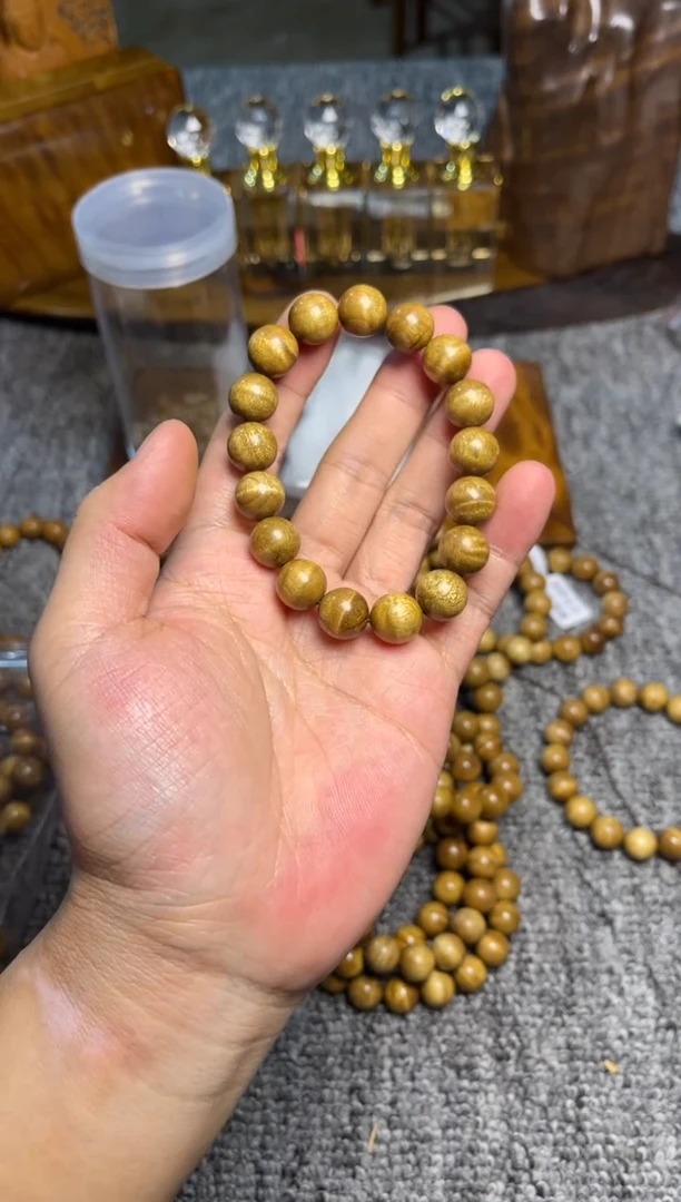 手串/手链楠木（金丝楠）1.2黄金底39