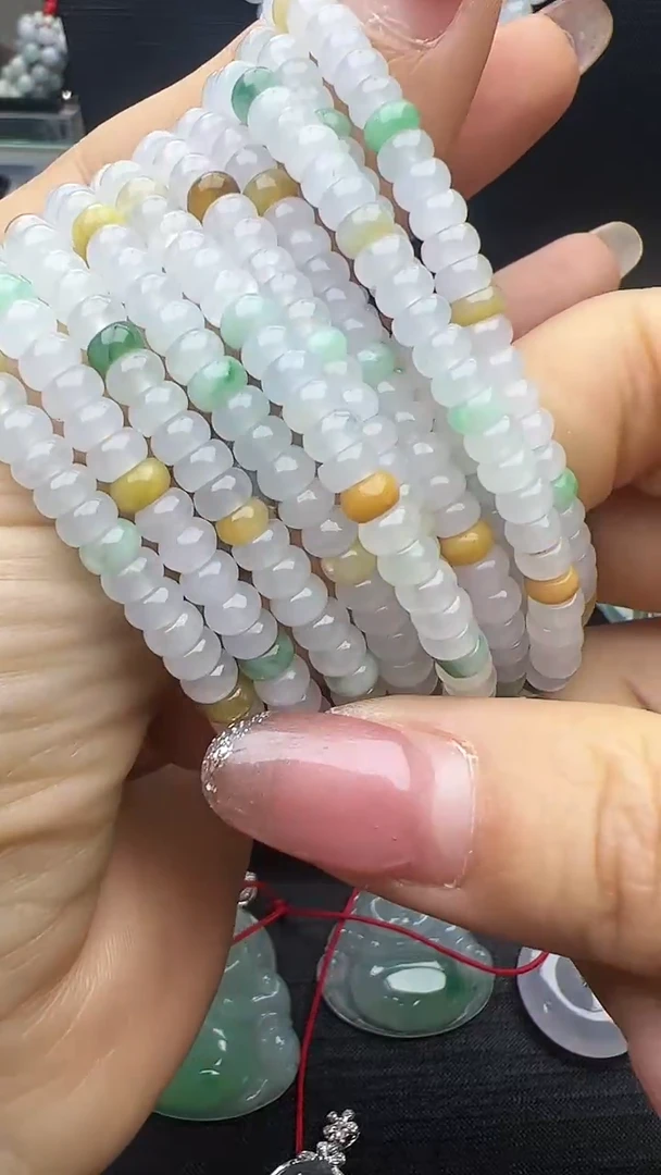 【闪购商品】翡翠手串未镶嵌小米珠手串