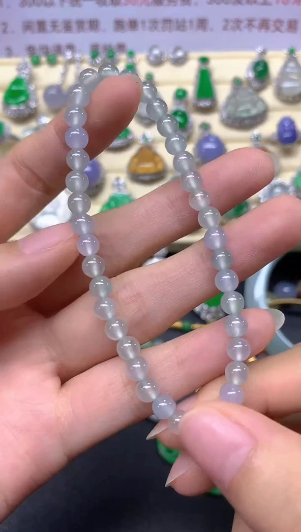 未镶嵌手串翡翠手串|1500+150