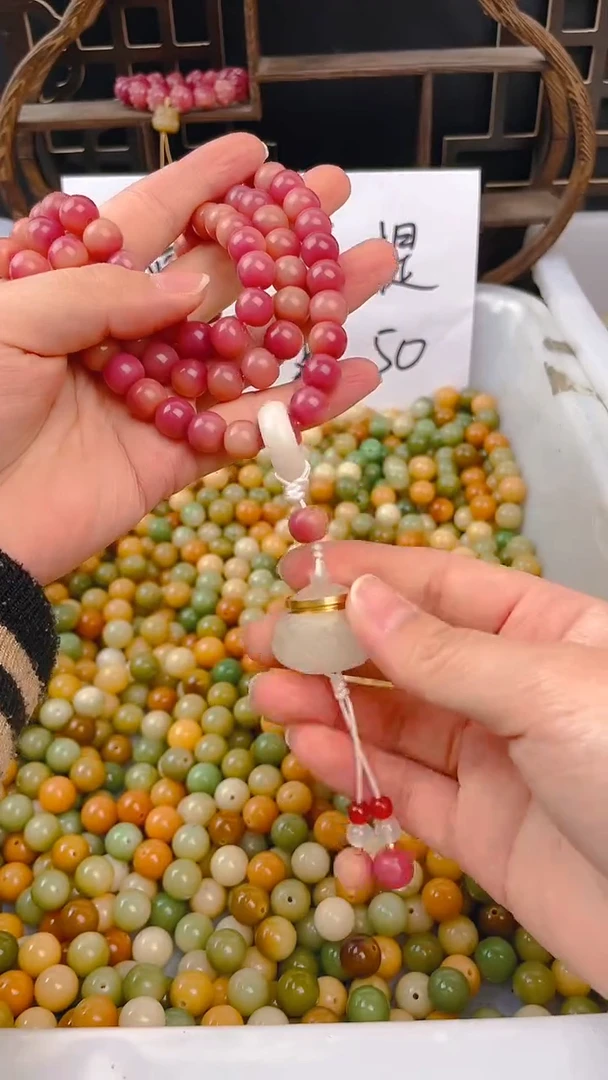 【闪购商品】菩提根/象牙果吊坠乌梅子将108项链成品