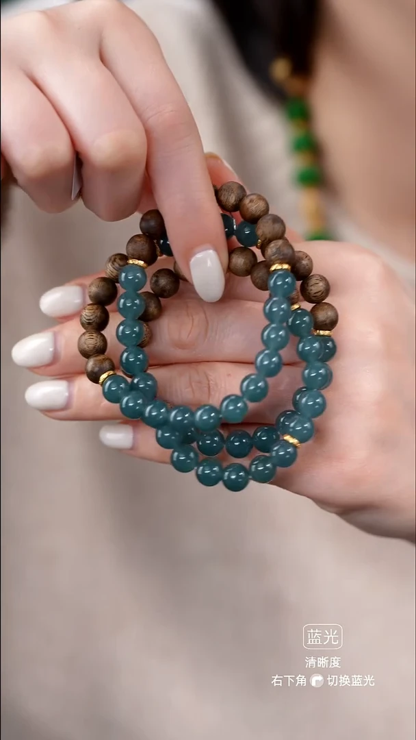 未镶嵌手链翡翠手串