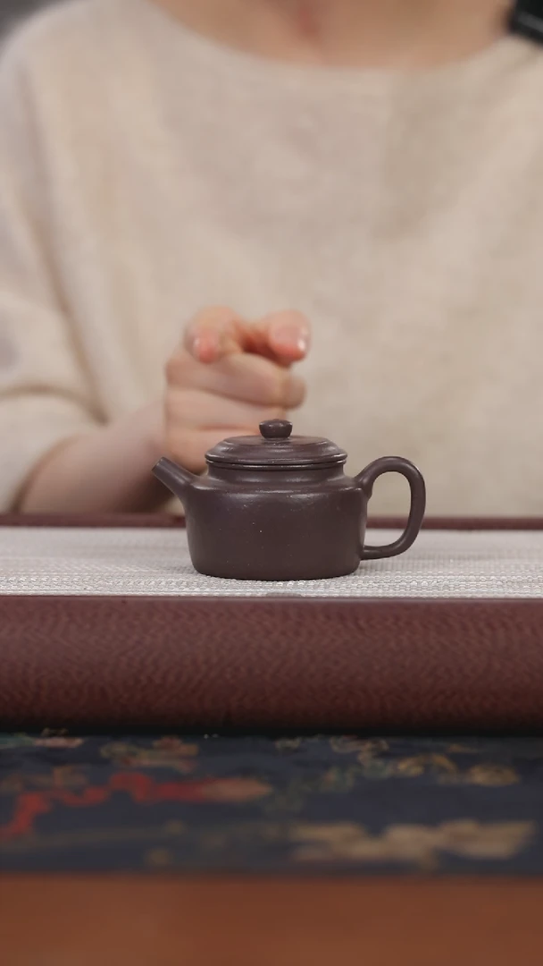 【闪购商品】紫砂茶壶XBC粗砂天青泥 德钟 150cc