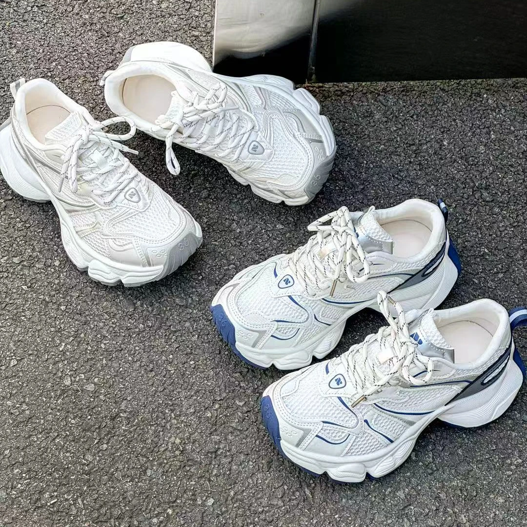 1-透网（赠送90天超长质保） 松糕底时尚休闲老爹鞋  357