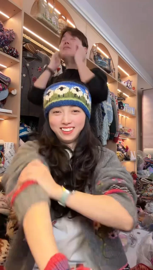 羊毛纯手工肖恩羊发带