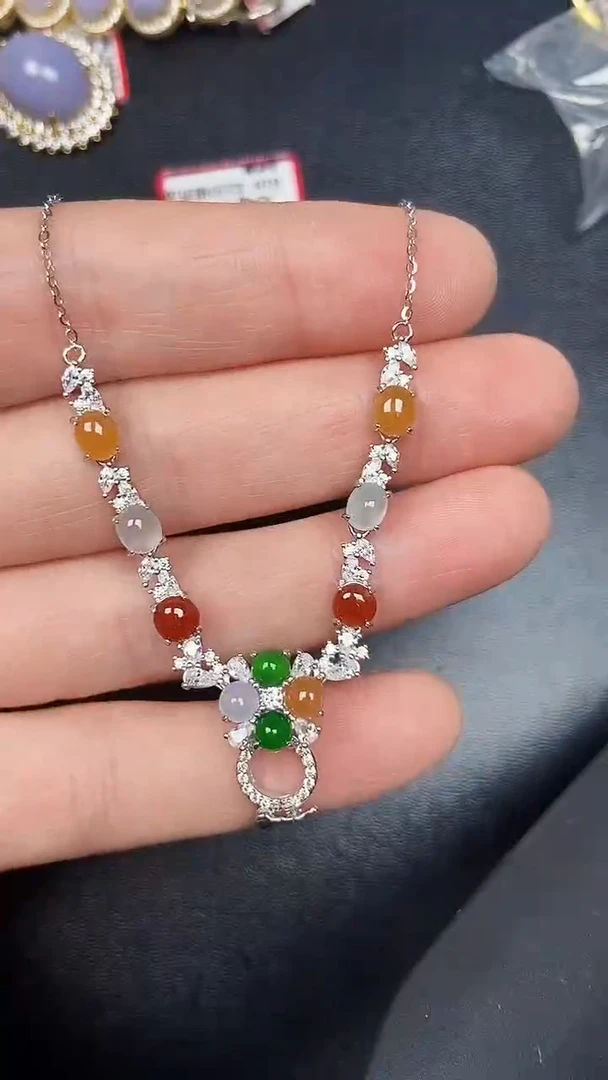 银S925镶嵌戒指翡翠2960