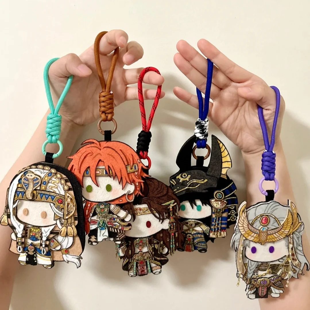 现货小红书光与夜之恋不织布钥匙扣齐司礼查理苏夏鸣星创意挂件