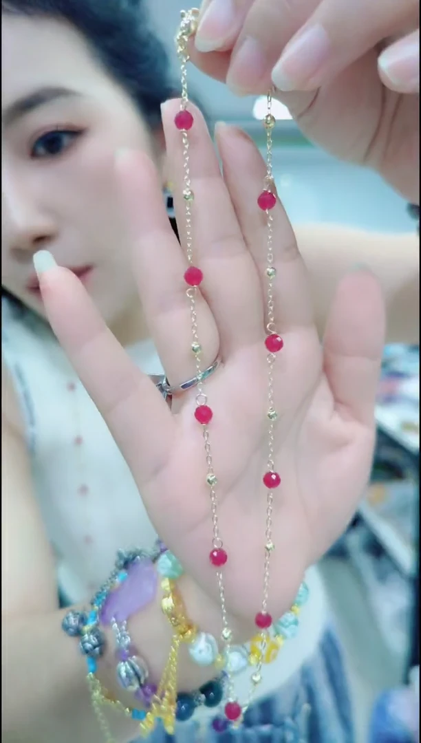 0230红满天星项链