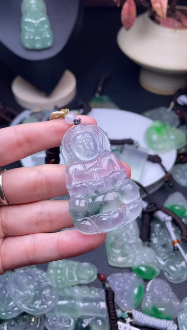 珐琅非金属 精品吊坠一物一拍