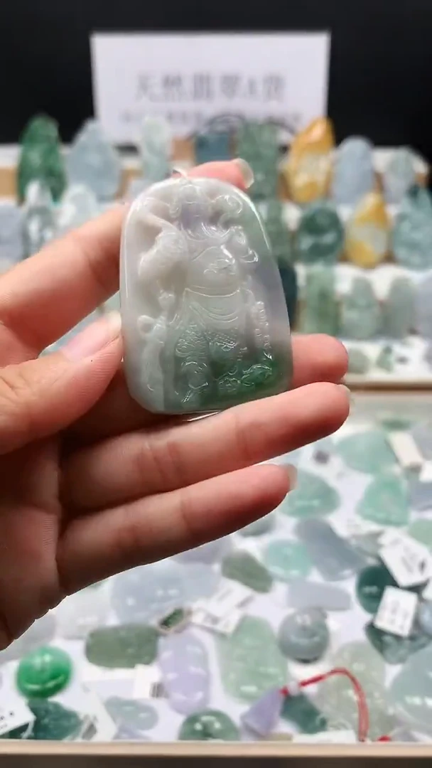 吊坠(不含链)未镶嵌翡翠40关公