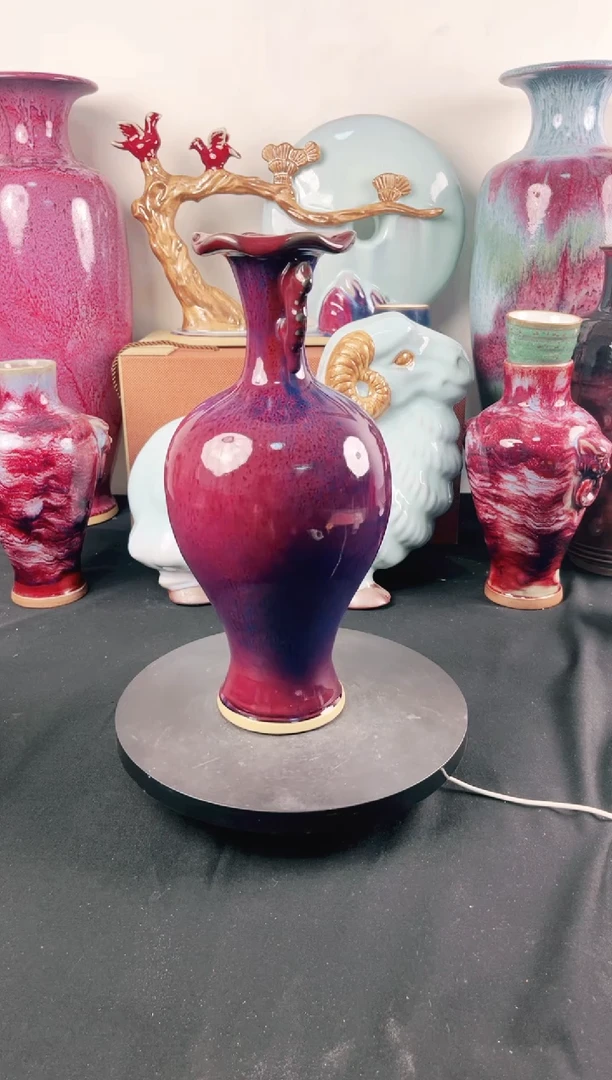 摆件神垕钧瓷收藏工艺品