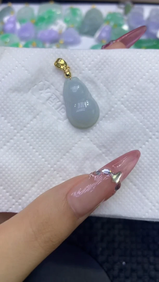 颈饰未镶嵌翡翠天然缅甸A货翡翠