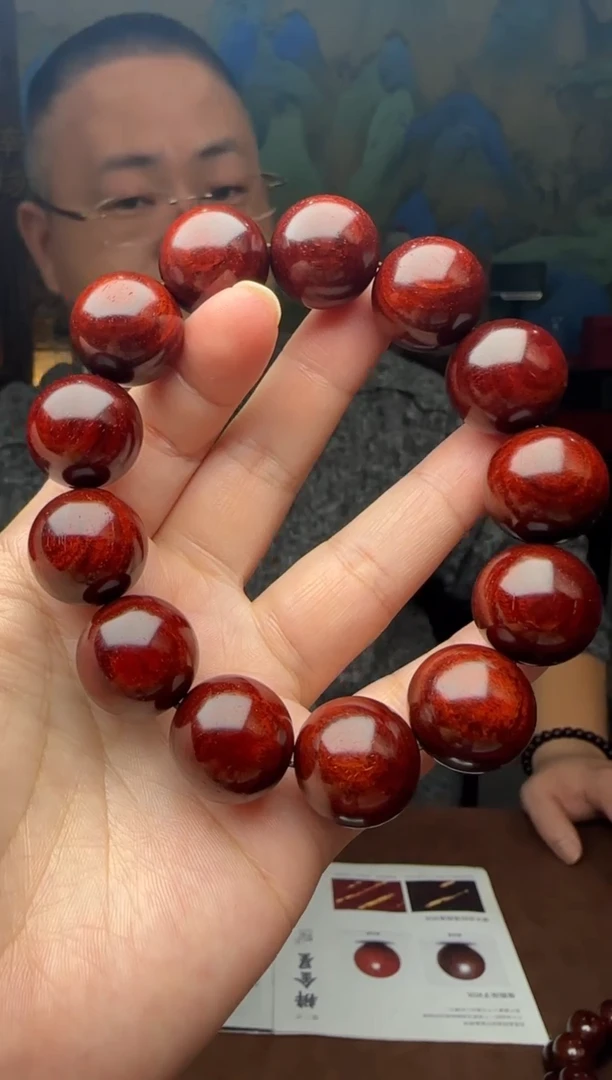 手串/手链小叶紫檀1.8*13颗180度龙鳞原汁原味老料