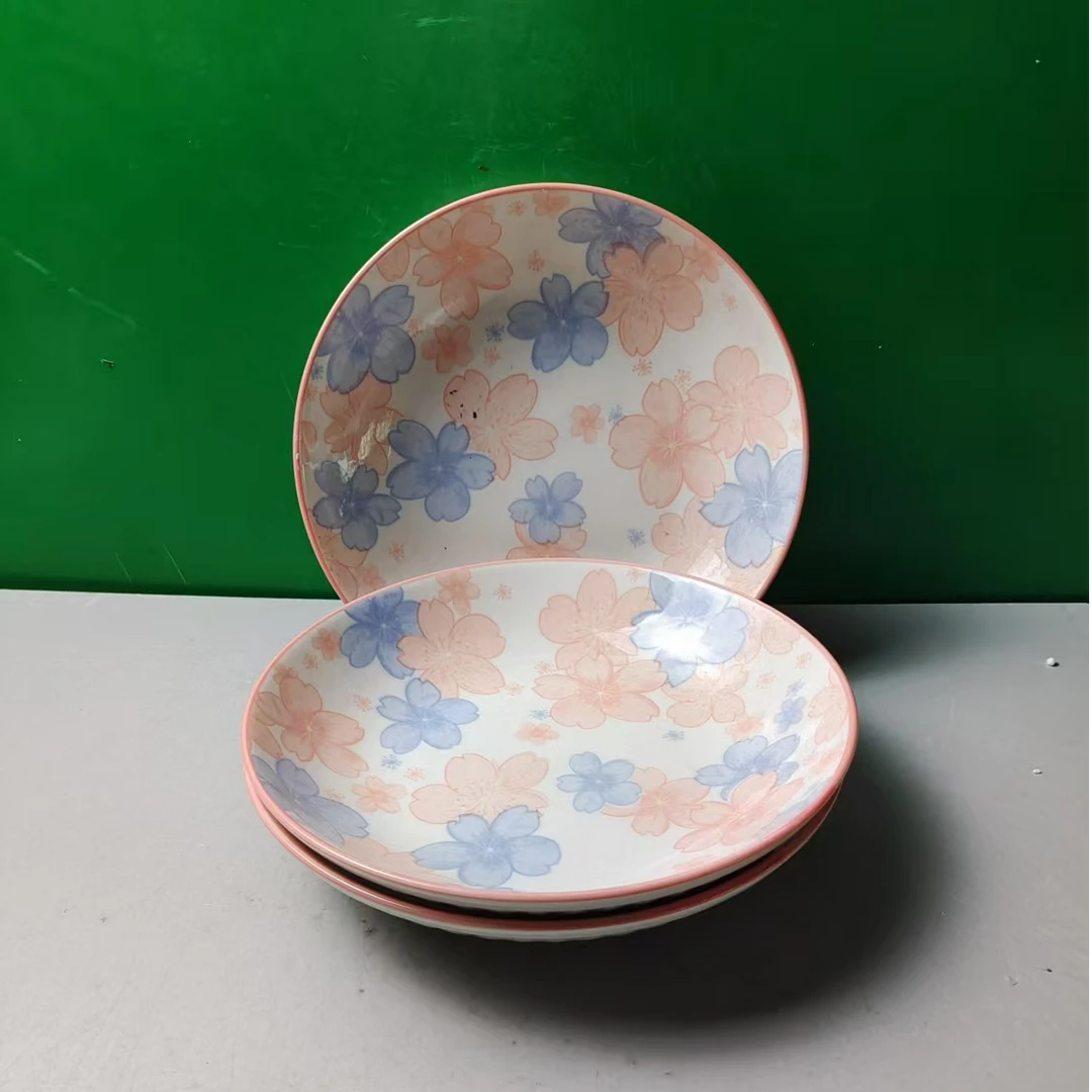 M741 圆盘3个（口径18，高4）陶瓷餐具 D1