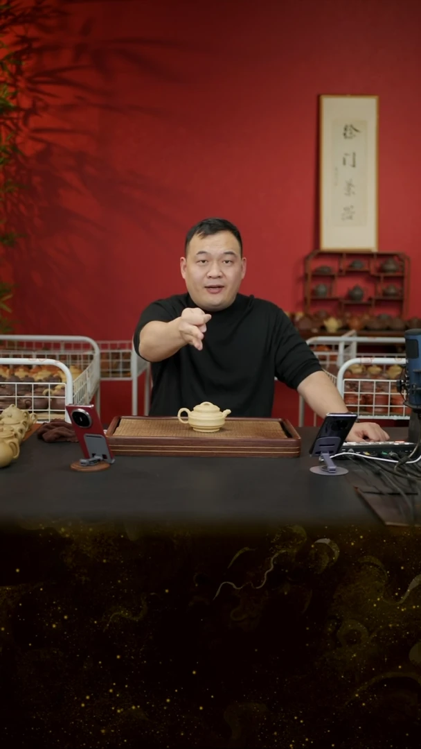 茶壶紫砂ZFF本绿 双线竹鼓