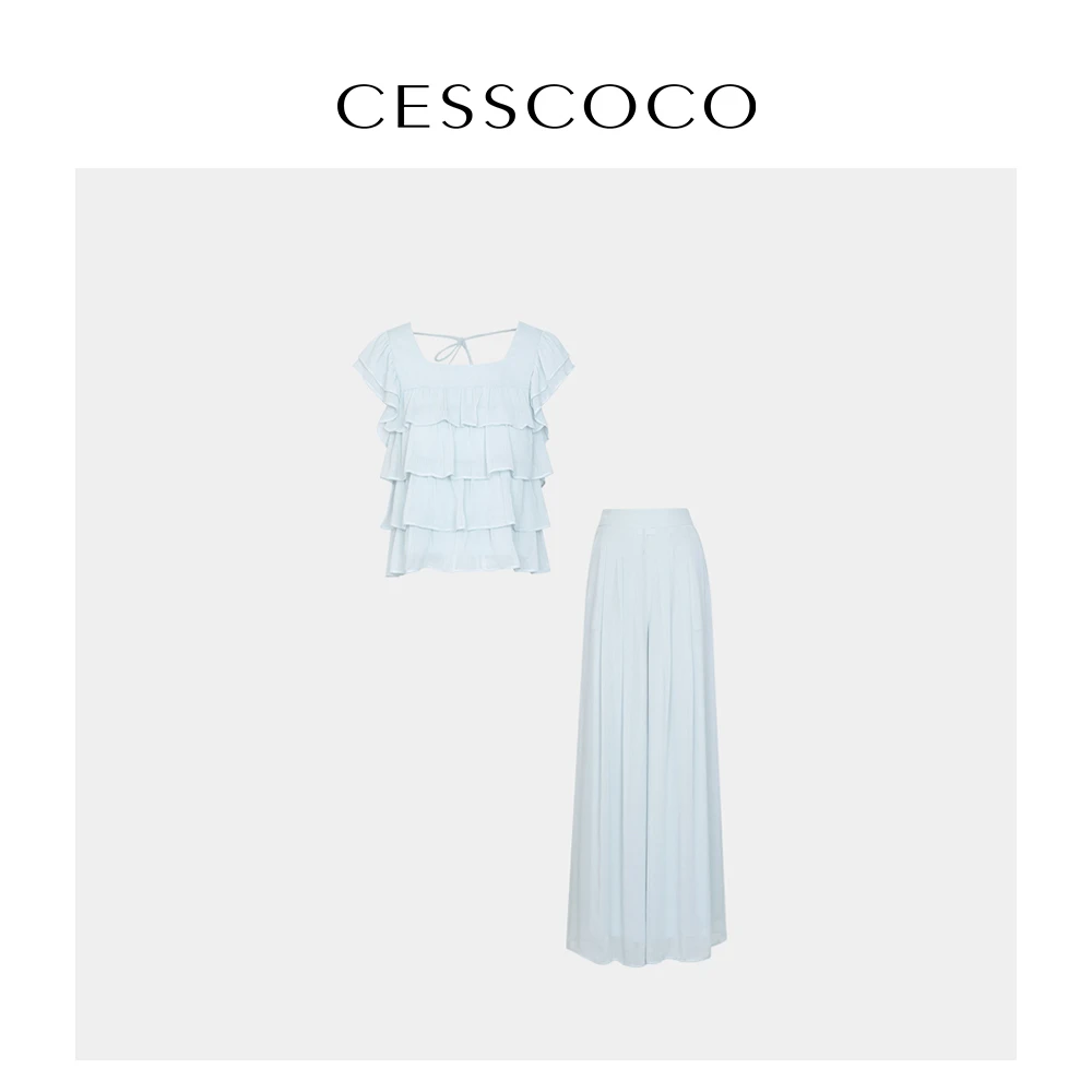 时尚气质显瘦休闲设计师套装 S2D266076