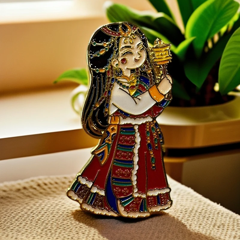 卓玛金属冰箱贴 徽章 甘肃文创 伴手礼