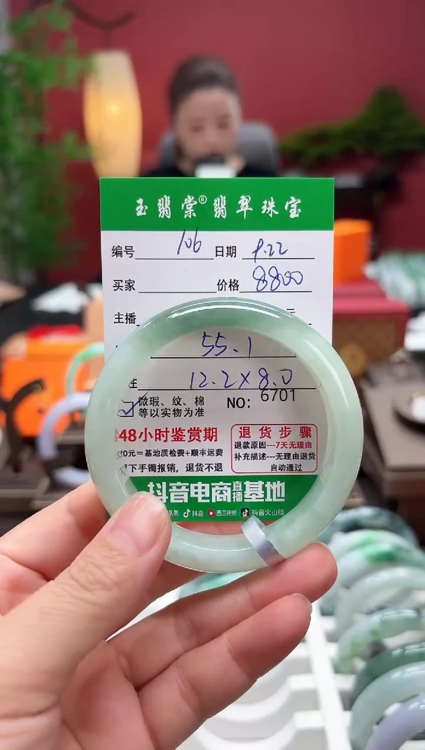 未镶嵌手镯翡翠翡翠106