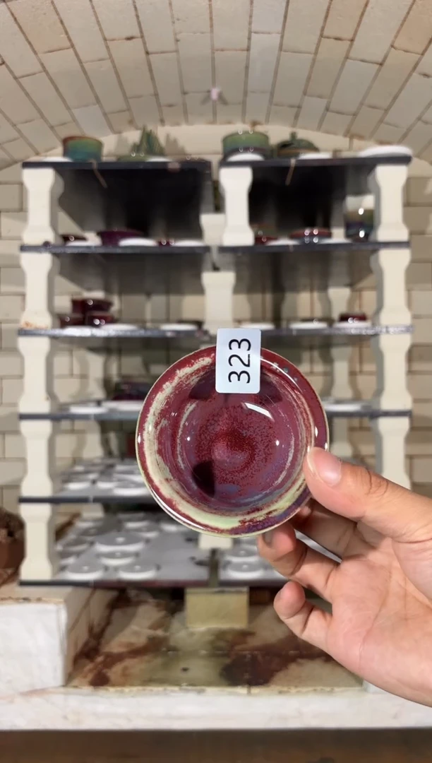 摆件精品窑变钧瓷茶器