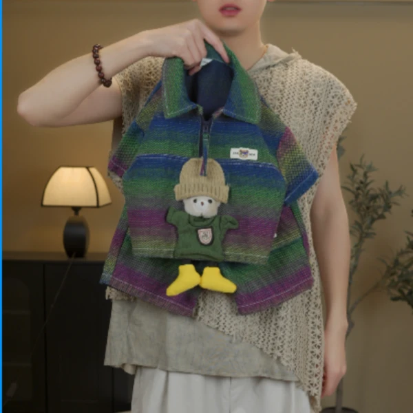 2025夏季彩虹童装儿童时尚韩版套装设计感两件套男女童